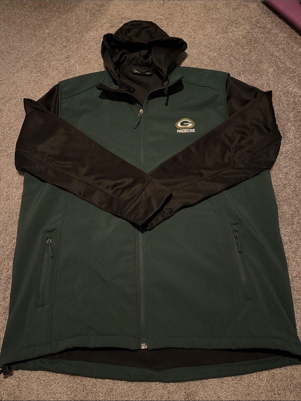 Dunbrooke Green Bay Packers Softshell Hooded Jacket